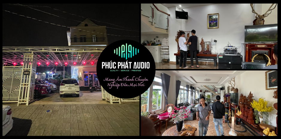 Phúc Phát Audio Lắp Dàn Karaoke Đỉnh Cao Trị Gía Hơn 100 Triệu Đồng Cho Biệt Thự Chị Thanh Nhu Tại TP Đà Lạt