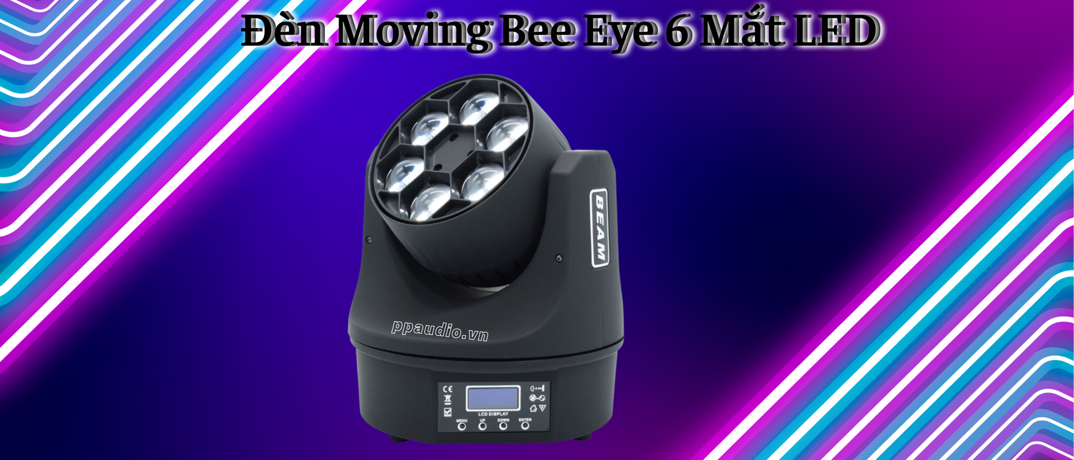 Đèn Moving Bee Eye 6 Mắt Led