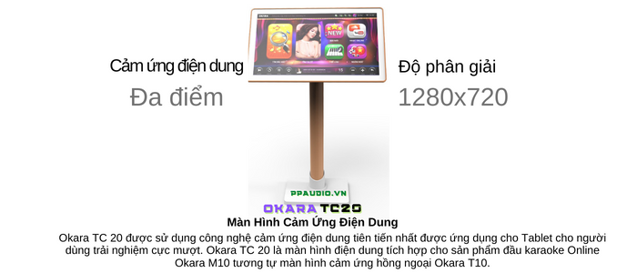 màn cảm ứng OKARA TC20