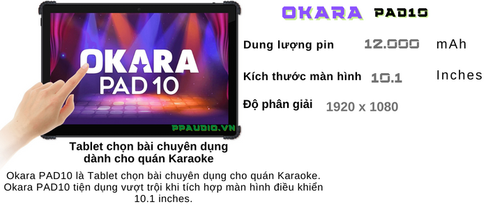  màn hình OKARA PAD10