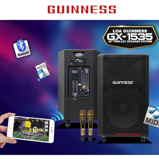 LOA KÉO DI ĐỘNG GUINNESS GX-1535B