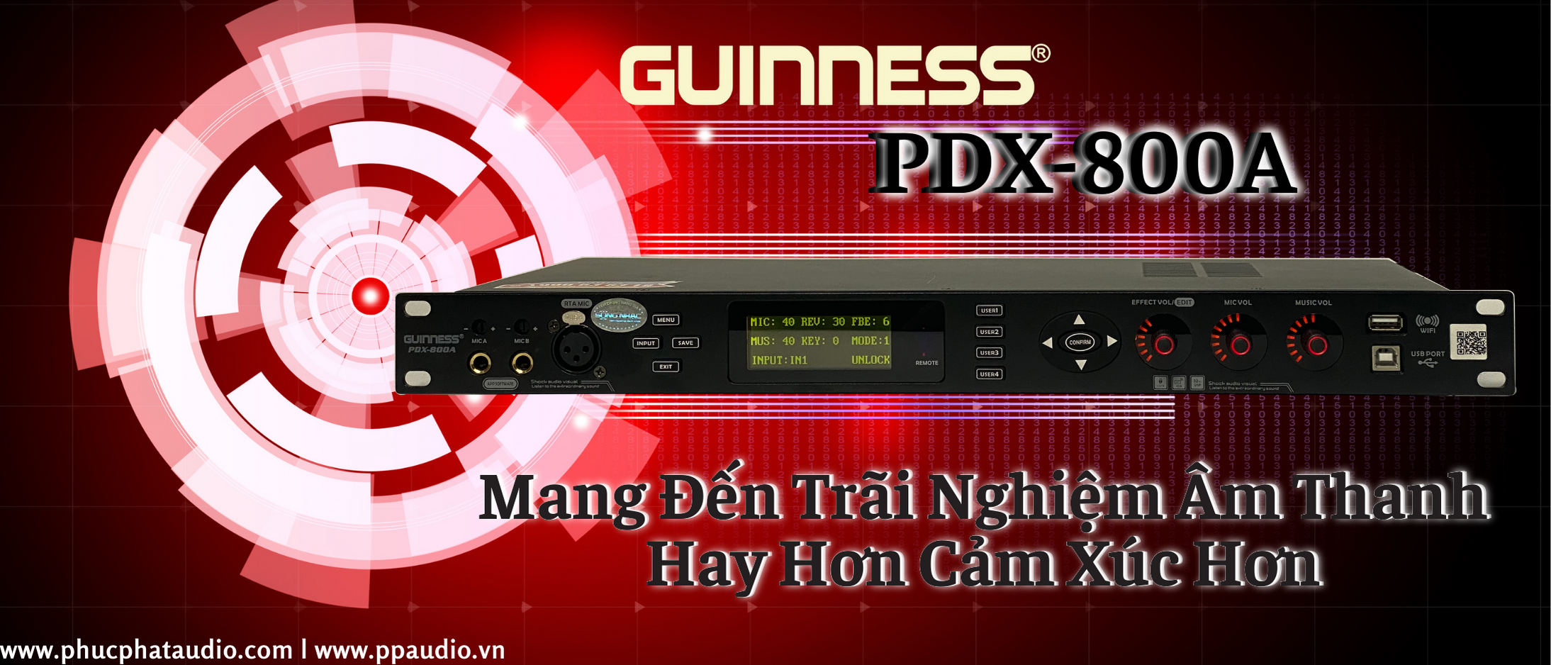 Vang GUINNESS PDX-800A