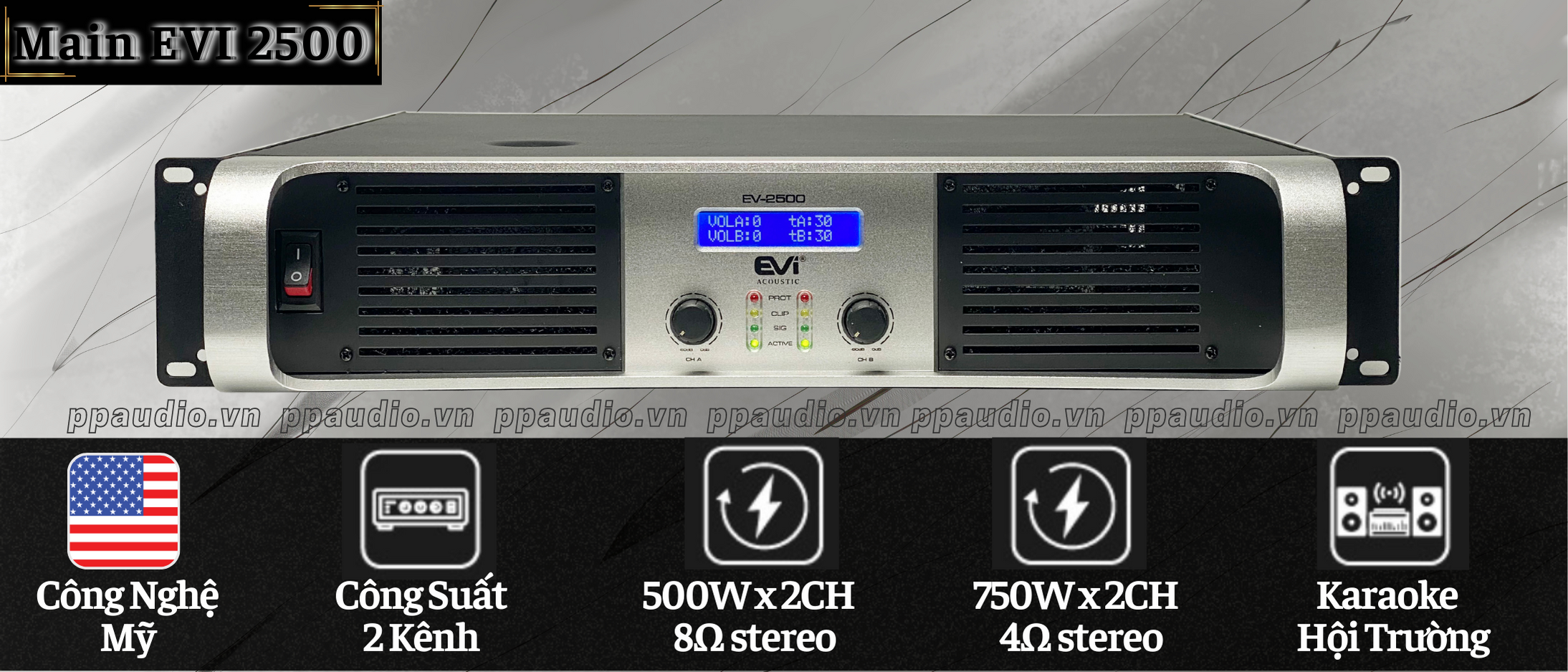 Main công suất Evi 2500
