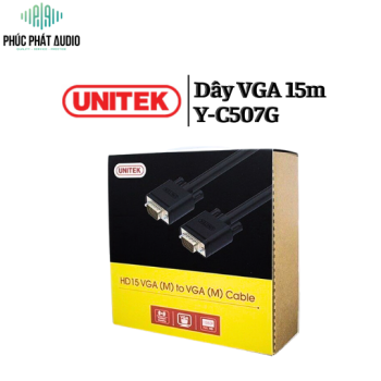 Dây VGA 15m Unitek Y-C507G 