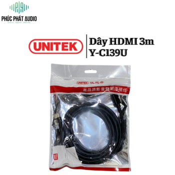 Dây HDMI UNITEK 3m Y-C139U 