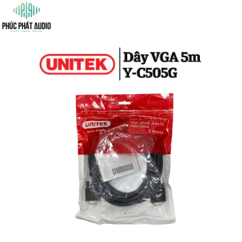 Dây VGA 5m Unitek Y-C505G 