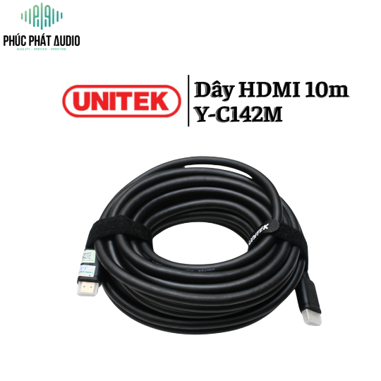 Dây HDMI UNITEK 10m Y-C142M 