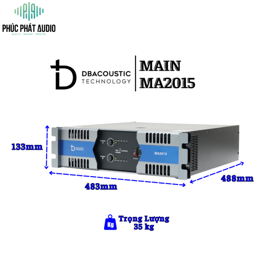 Main DBACOUSTIC MA2015