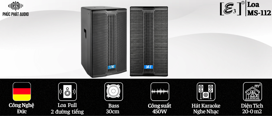 Loa karaoke E3 MS-112