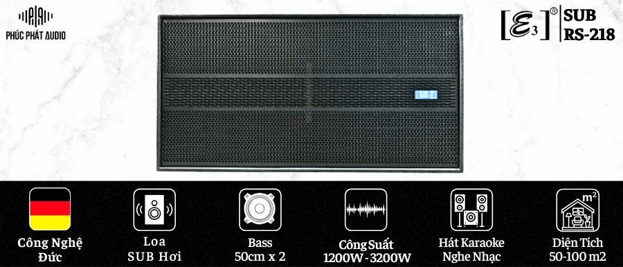 Thông số SUB E3 RS-218