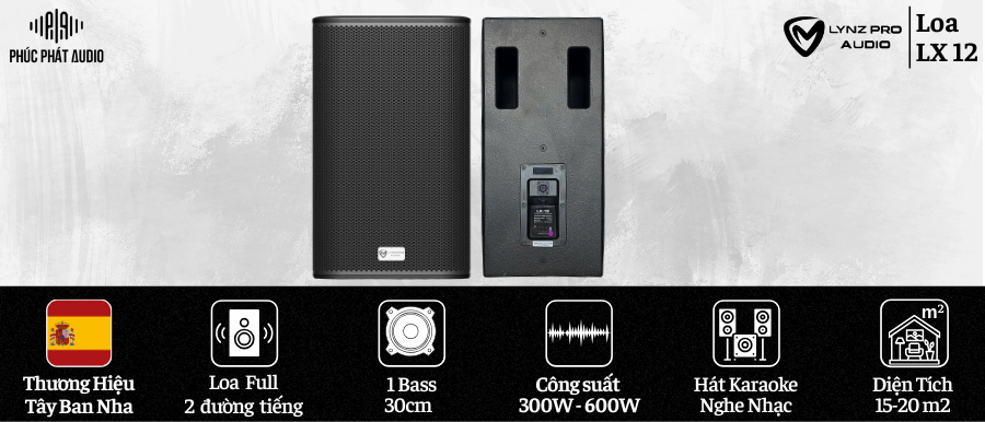 Loa full LYNZ PROAUDIO LX 12
