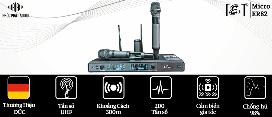 Thông số kỹ thuật micro E3 ER82