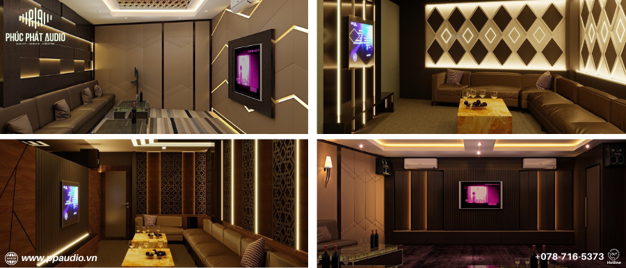 dơn vị chuyên thiết kế phòng karaoke gia đình đẹp