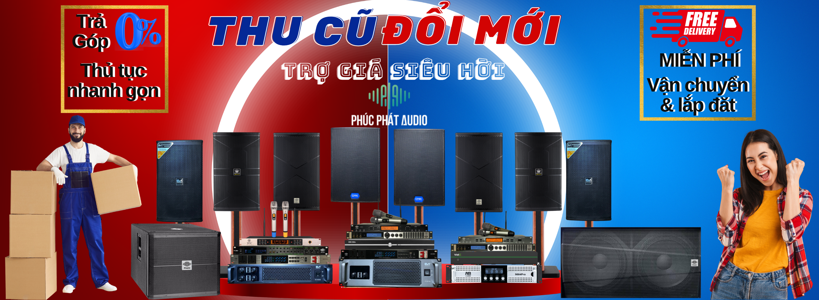 Thu cũ đổi mới loa karaoke cho bộ dàn