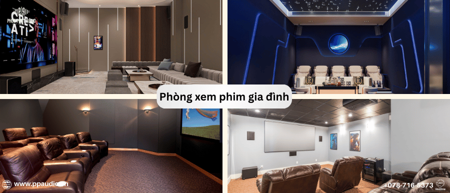 Phòng xem phim gia đình . phòng xem phim tại nhà 
