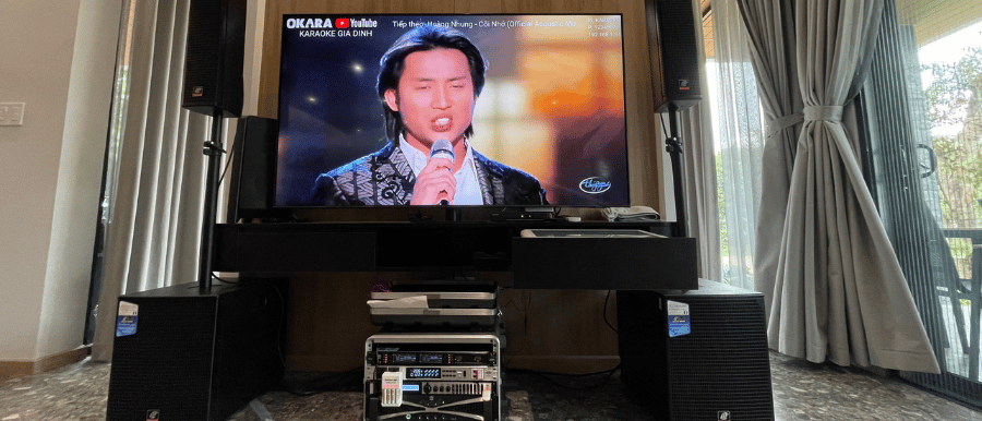 thiết bị âm thanh karaoke cho phòng hát