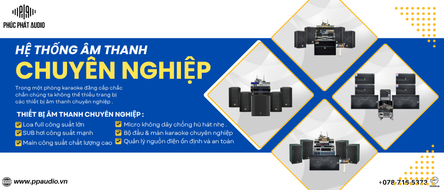 Hệ thống âm thanh cho phòng karaoke cần 