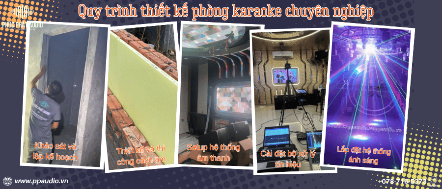 quy trình thiết kế phòng karaoke chuyên nghiệp