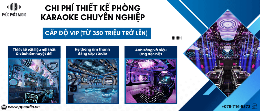 thiết kế trang trí phòng karaoke đẹp nhất hiện nay