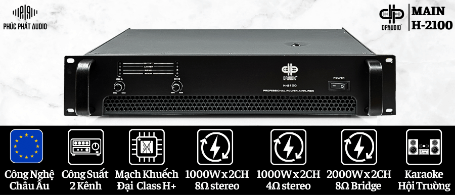 Main 2 kênh DPAUDIO H-2100