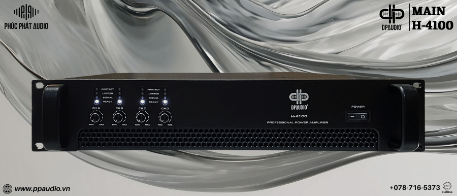 Main công suất 4 kênh DPAUDIO H-4100