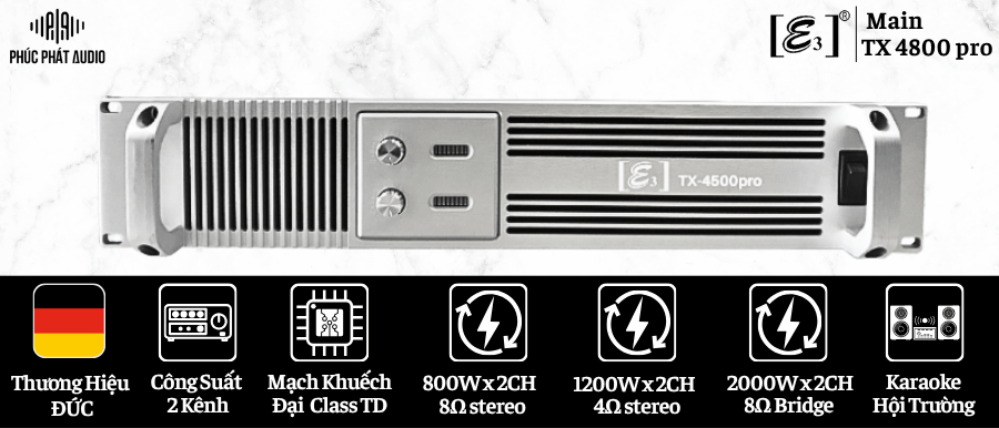 thông số kỹ thuật main e3 tx-4800 pro