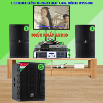 Combo Dàn Karaoke Gia Đình PPA-04