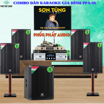 Combo Dàn Karaoke Gia Đình PPA-06
