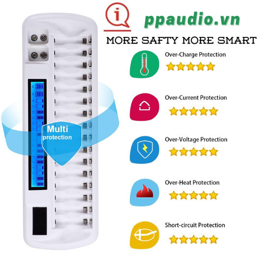 Khay Sạc Pin 16 Viên DOUBLEPOW 