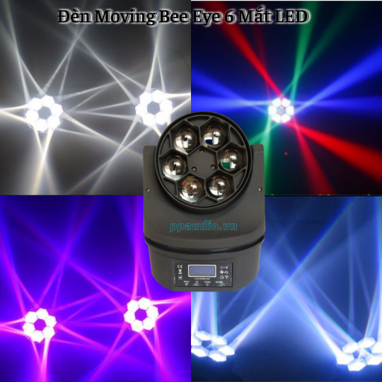 Đèn Moving Bee Eye 6 Mắt Led