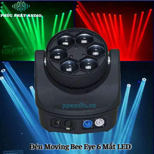 Đèn Moving Bee Eye 6 Mắt Led