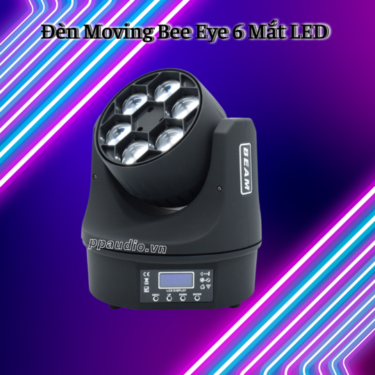 Đèn Moving Bee Eye 6 Mắt Led