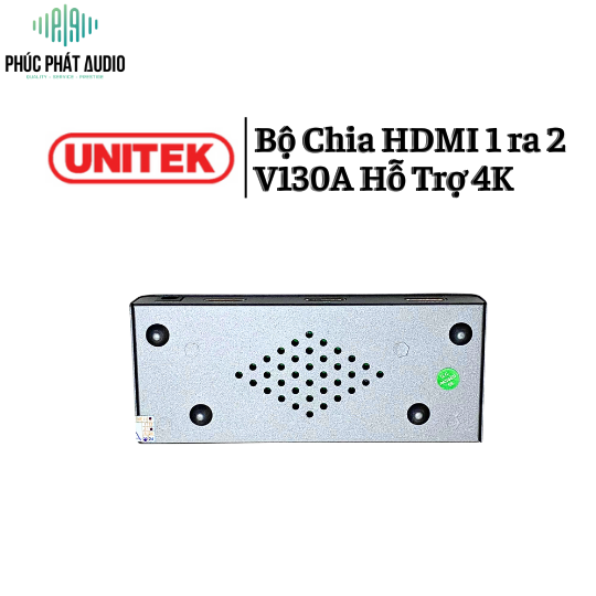 Bộ Chia HDMI 1 ra 2 Unitek  V130A Hỗ Trợ 4K 