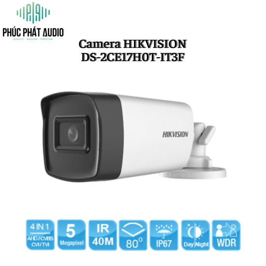 Camera HIKVISION DS-2CE17H0T-IT3F