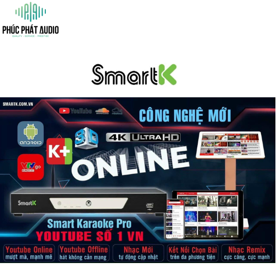 Đầu Karaoke 4TB SmartK 