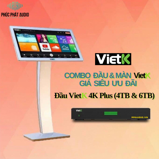 Đầu VietK 4K Plus 4TB