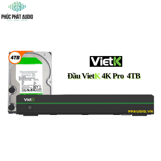 Đầu VietK Pro   4TB  