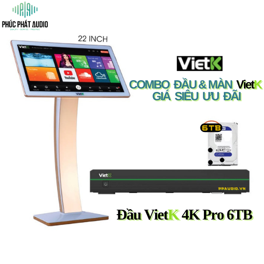 Đầu VietK Pro  6TB  