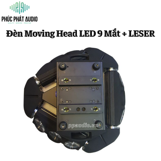Đèn Moving Head 9 Mắt Lớn Laser