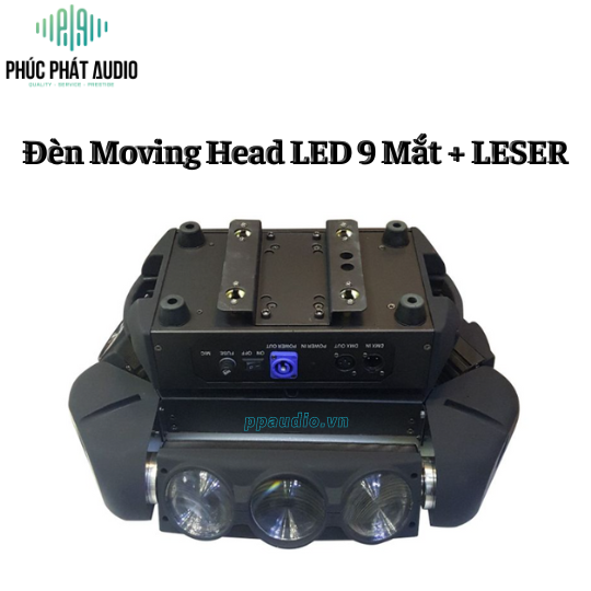 Đèn Moving Head 9 Mắt Lớn Laser