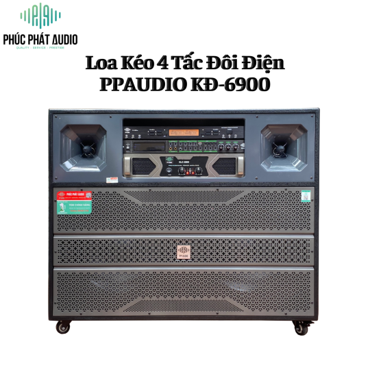 Loa Kéo Điện Bass 4 Tấc Đôi PPA KĐ-6900 VANG CƠ