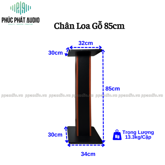 Chân Loa Gỗ 85cm