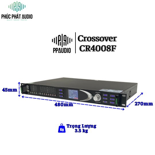 Crossover PPAUDIO CR4008F