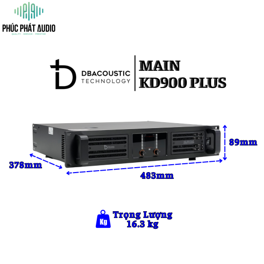 Main DBACOUSTIC KD900 Plus