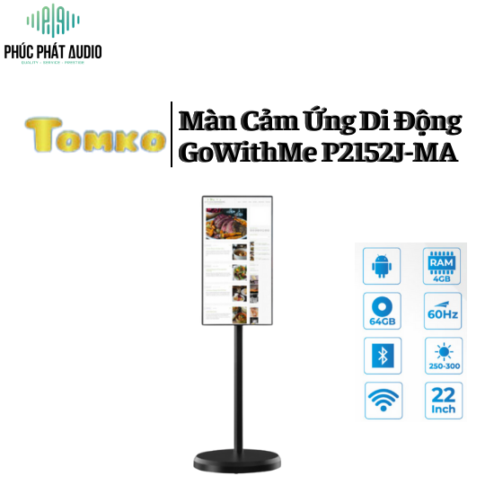 Màn Cảm Ứng Di Động Tomko GoWithMe P2152J-MA