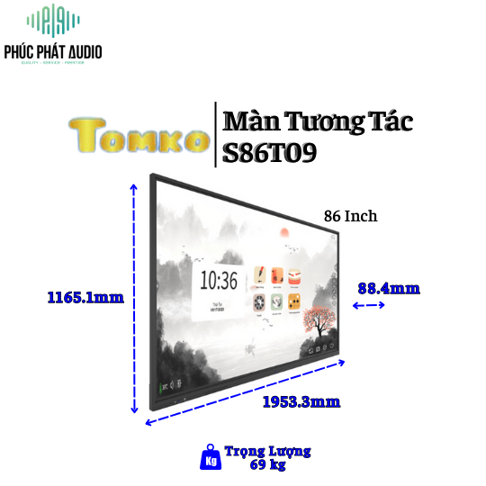 Màn Hình Tương Tác TOMKO S86T09  86inch