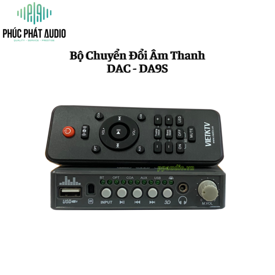 BỘ CHUYỂN ĐỔI ÂM THANH DAC VIETKTV DA9S