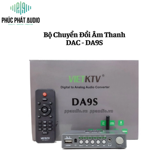  BỘ CHUYỂN ĐỔI ÂM THANH DAC VIETKTV DA9S