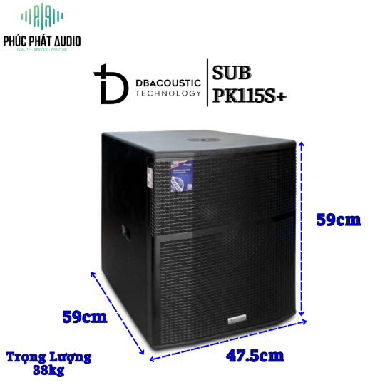 SUB DB AUCOUSTIC PK115S+ 