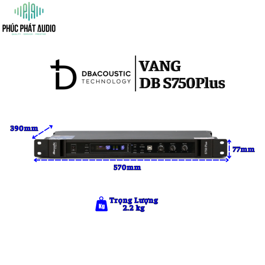 Vang DBACOUSTIC DB S750PLUS